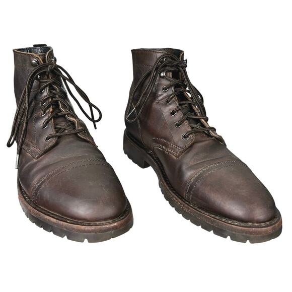 Thursday Men’s Captain StormKing Brown Leather Lug Sole Chukka Boot Size US 9.5 main image 4